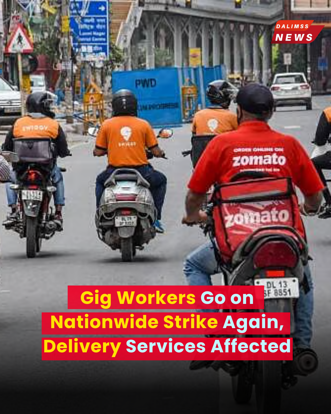 Nationwide Strike by Gig Workers Disrupts Food and Delivery Services