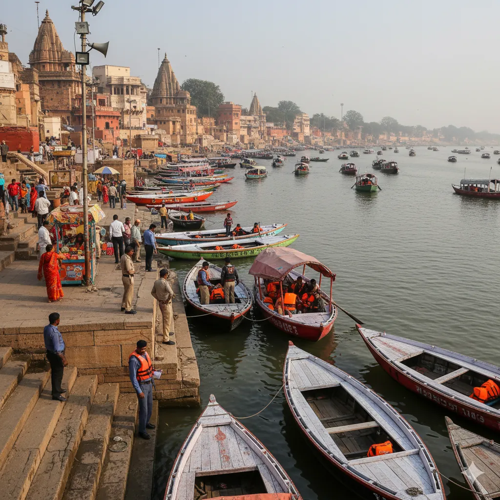Ganga Boat Crackdown in Varanasi: 8 FIRs Filed, 11 Boats Seized After Collision Scare