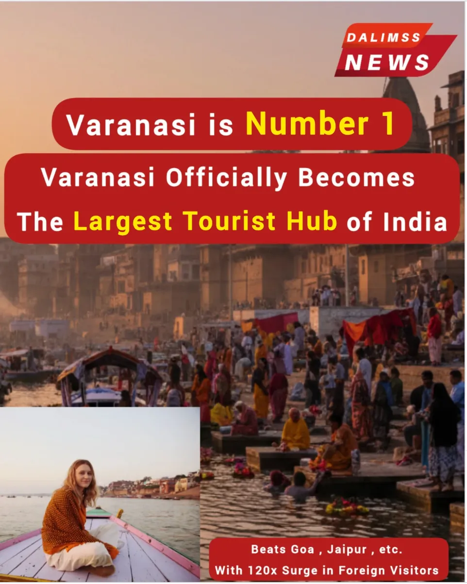 Kashi Surpasses Goa & Jaipur: Varanasi Emerges as India’s New Tourism Capital