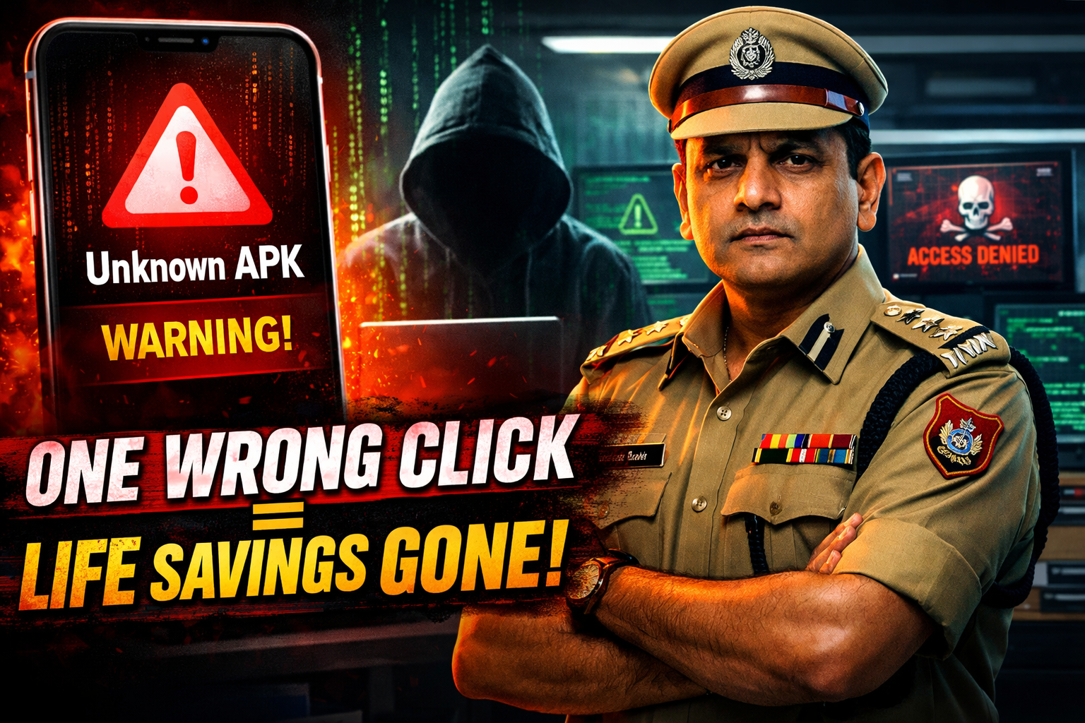 ACP Vidush Saxena Issues Strong Warning on APK Fraud, Urges Public to Think Before Clicking