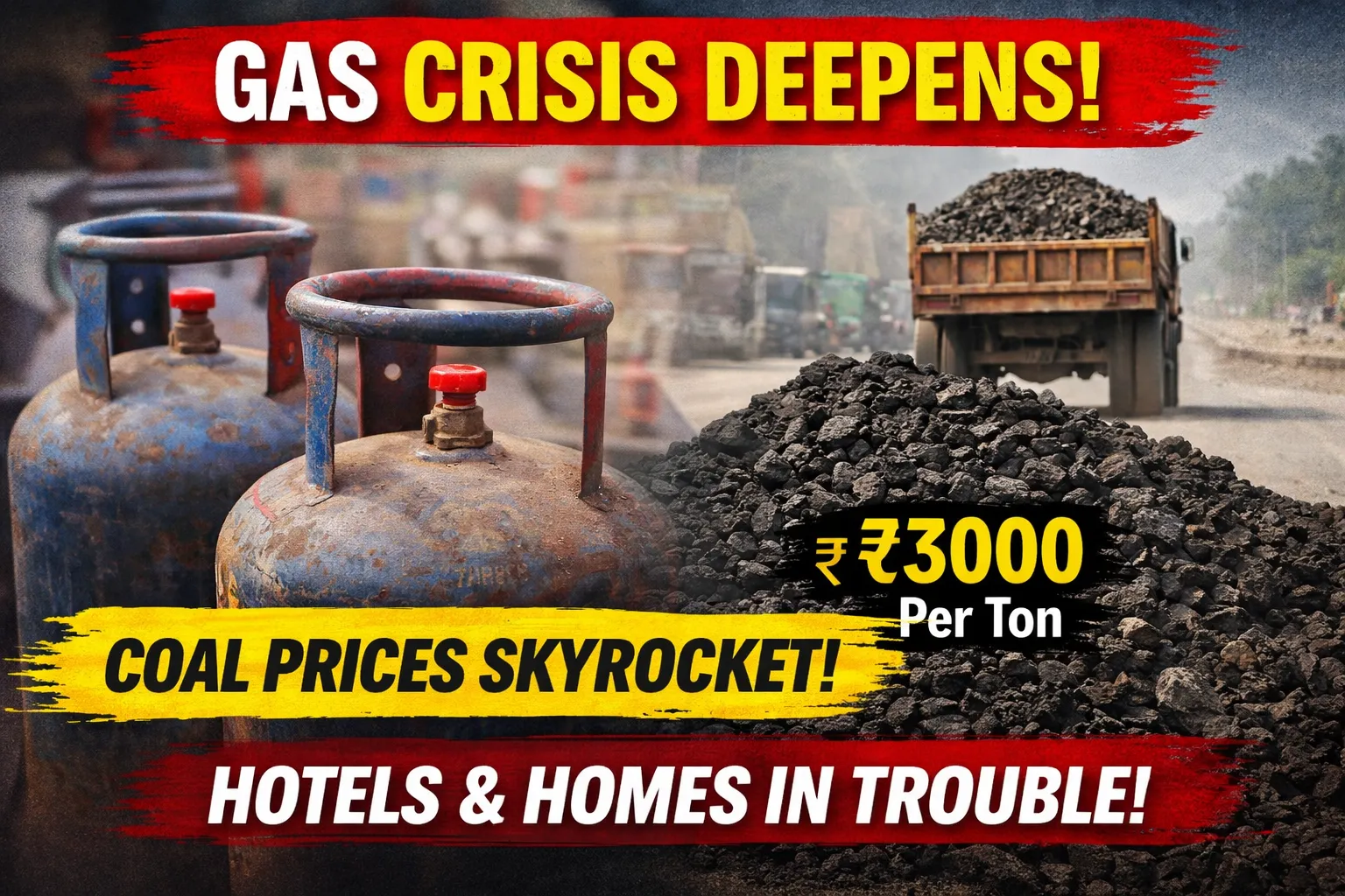 Coal Price Surge Amid Gas Shortage Hits Hotels, Small Businesses and Households