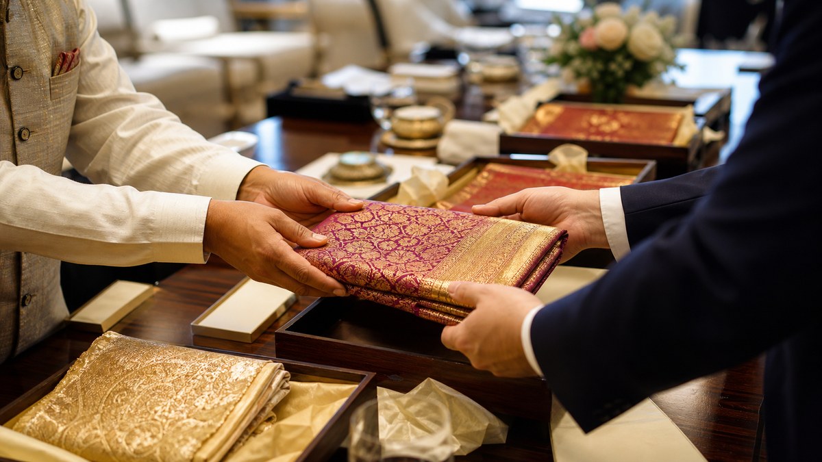 PM Modi Gifts Banarasi Silk Stoles to G7 Leaders, Puts Varanasi's Weaving Heritage on Global Stage