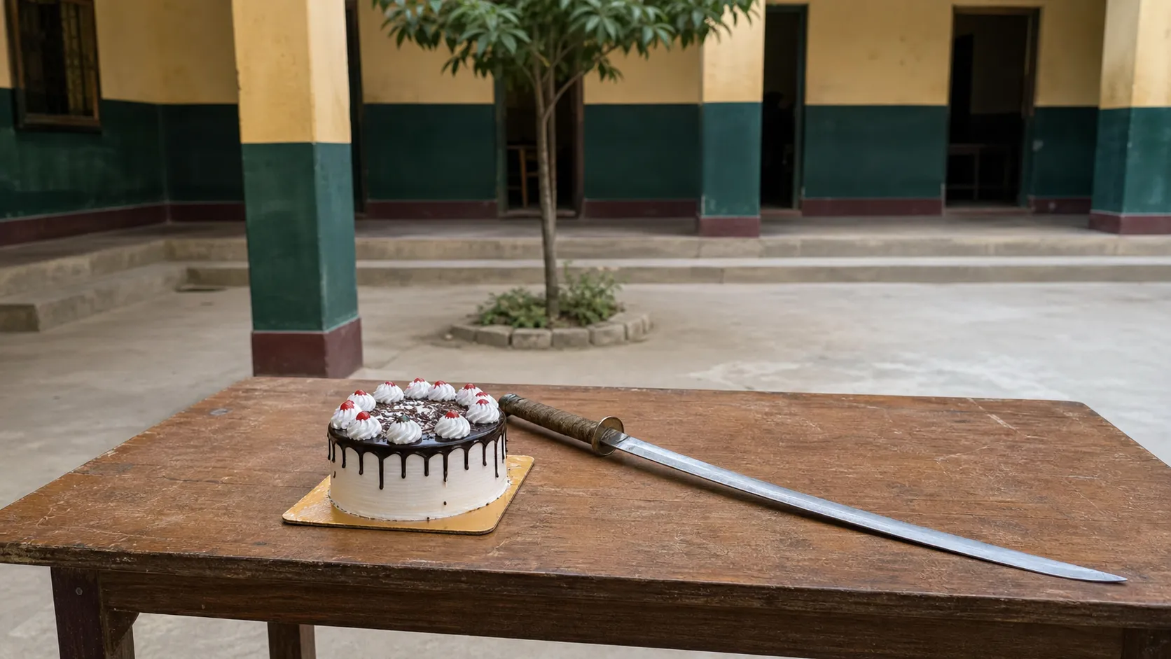 Varanasi Man Arrested for Cutting Birthday Cake With Sword at Government School