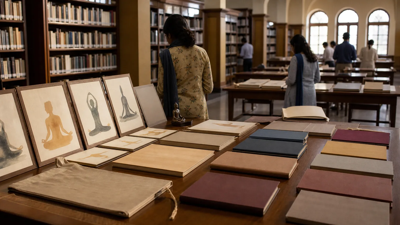 Six-Day Yoga Book Exhibition Opens at Sayaji Rao Gaekwad Library in Varanasi