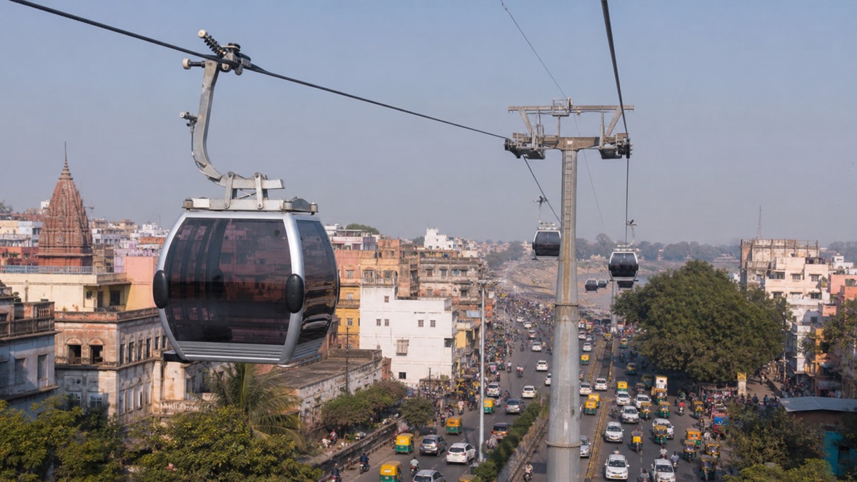 Varanasi Ropeway Fare Fixed: Cantt to Godowlia Ride to Cost Rs 50