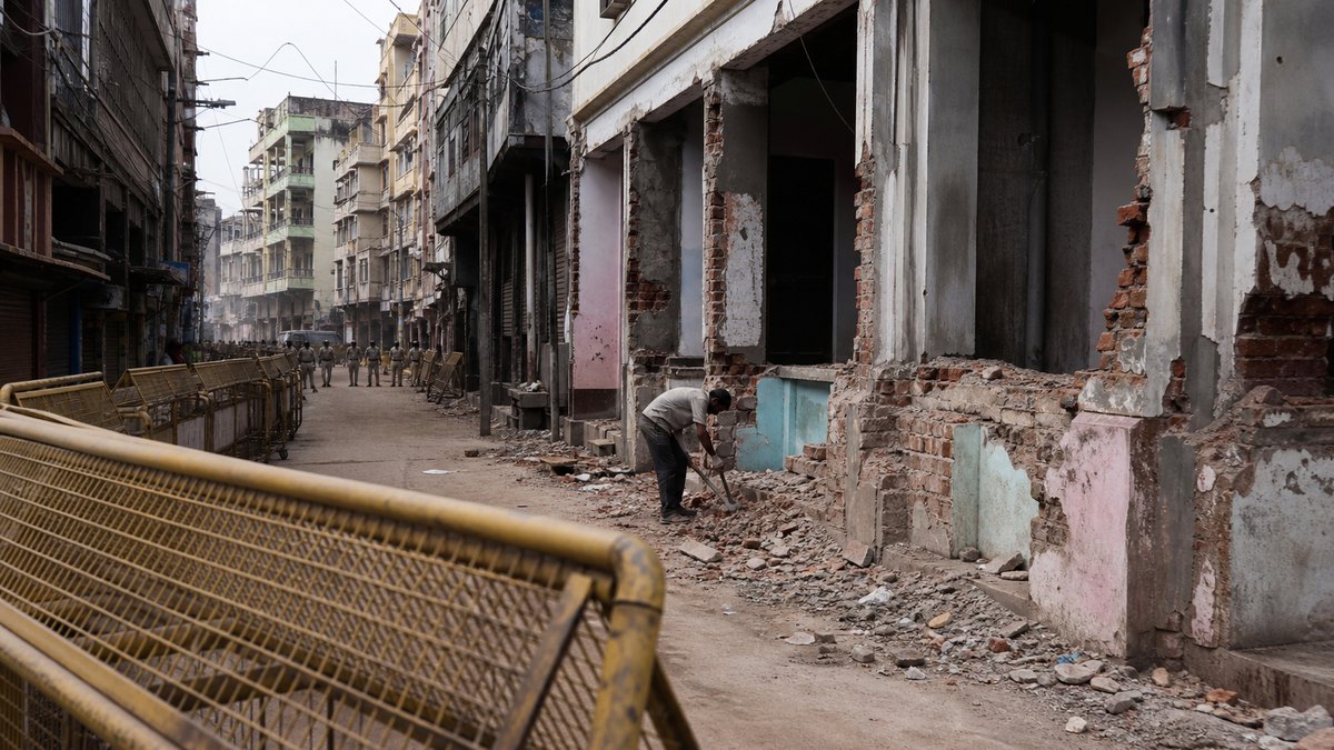 Dalmandi Widening Project: Portions of Five Mosques Removed Amid Tight Security