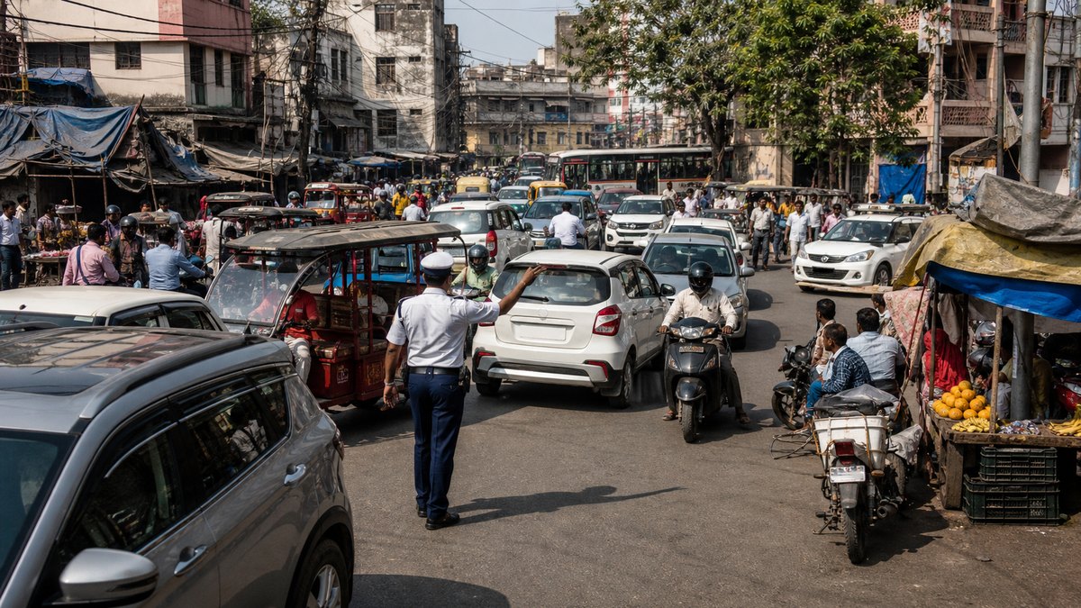Varanasi Police Wrote 50 Times Over Encroachments at 22 Intersections, Action Awaited