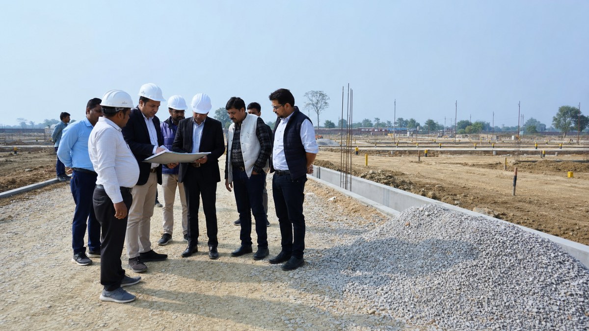 VDA Inspects Chandravati Township Project In Varanasi