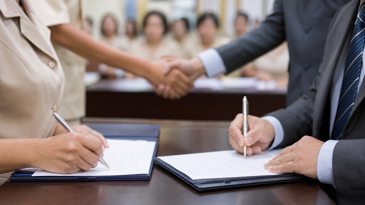 SBI MoU Signed For Social Security Support To Education Workers