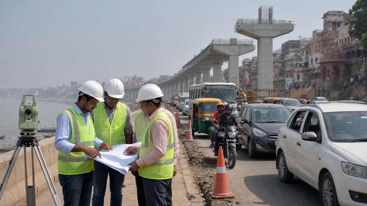 Varanasi Elevated Corridor Projects Move Forward With Focus On Traffic Relief