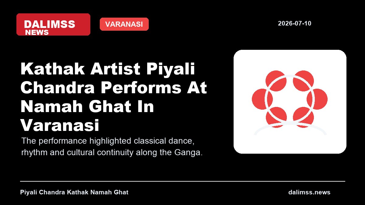Kathak Artist Piyali Chandra Performs At Namah Ghat In Varanasi