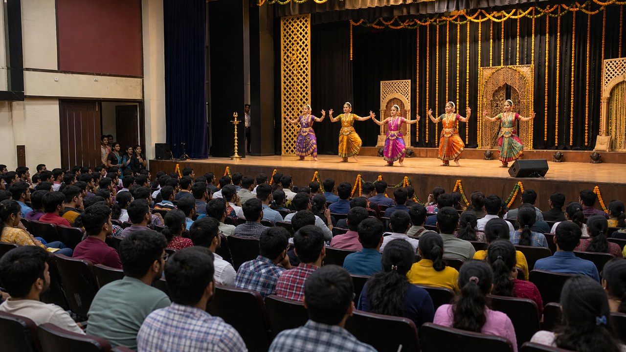 Vasundhara Cultural Programme Held At BHU On National Students Day