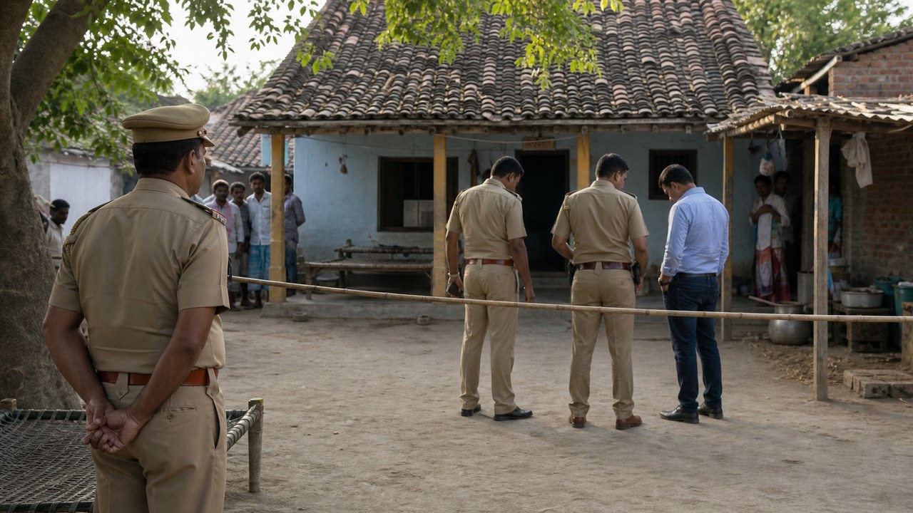 Double Murder In Azamgarh: Elderly Man And Grandson Killed With Axe