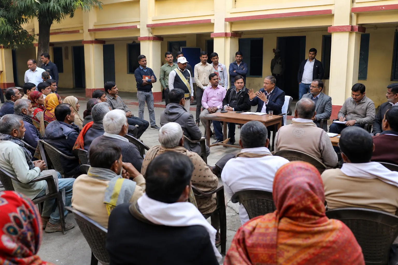 A.K. Sharma Meets Residents During Ward Pravas Visit in Varanasi