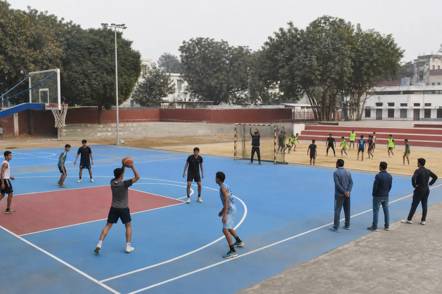 Representative divisional selection camp on basketball and handball courts