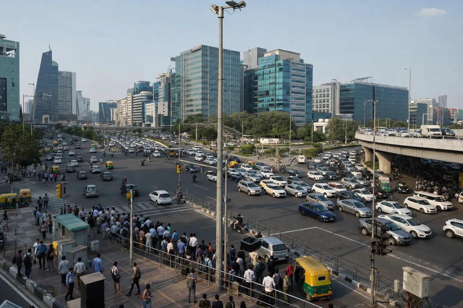 Shankar Chowk Traffic Revamp Put on Hold to Align With RRTS Corridor