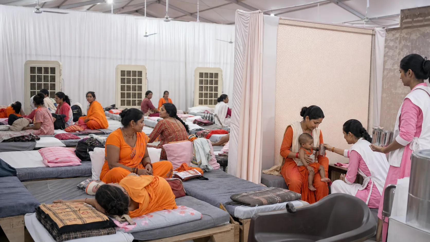 Women Kanwariyas Get Dedicated Stay And Care Facilities In Kashi