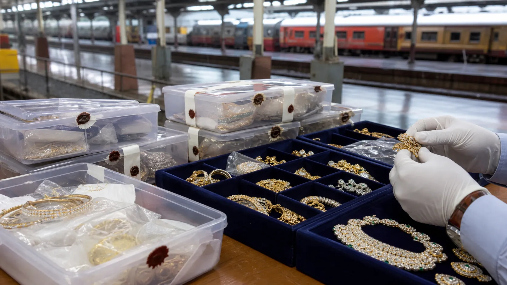 Jewellery Worth ₹1.95 Crore Detained At Varanasi Cantt Station