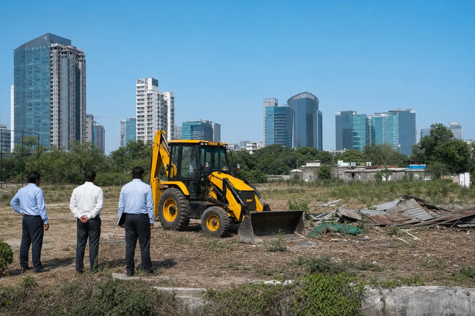 Government Land Reclaimed in Sector 42 Encroachment Drive