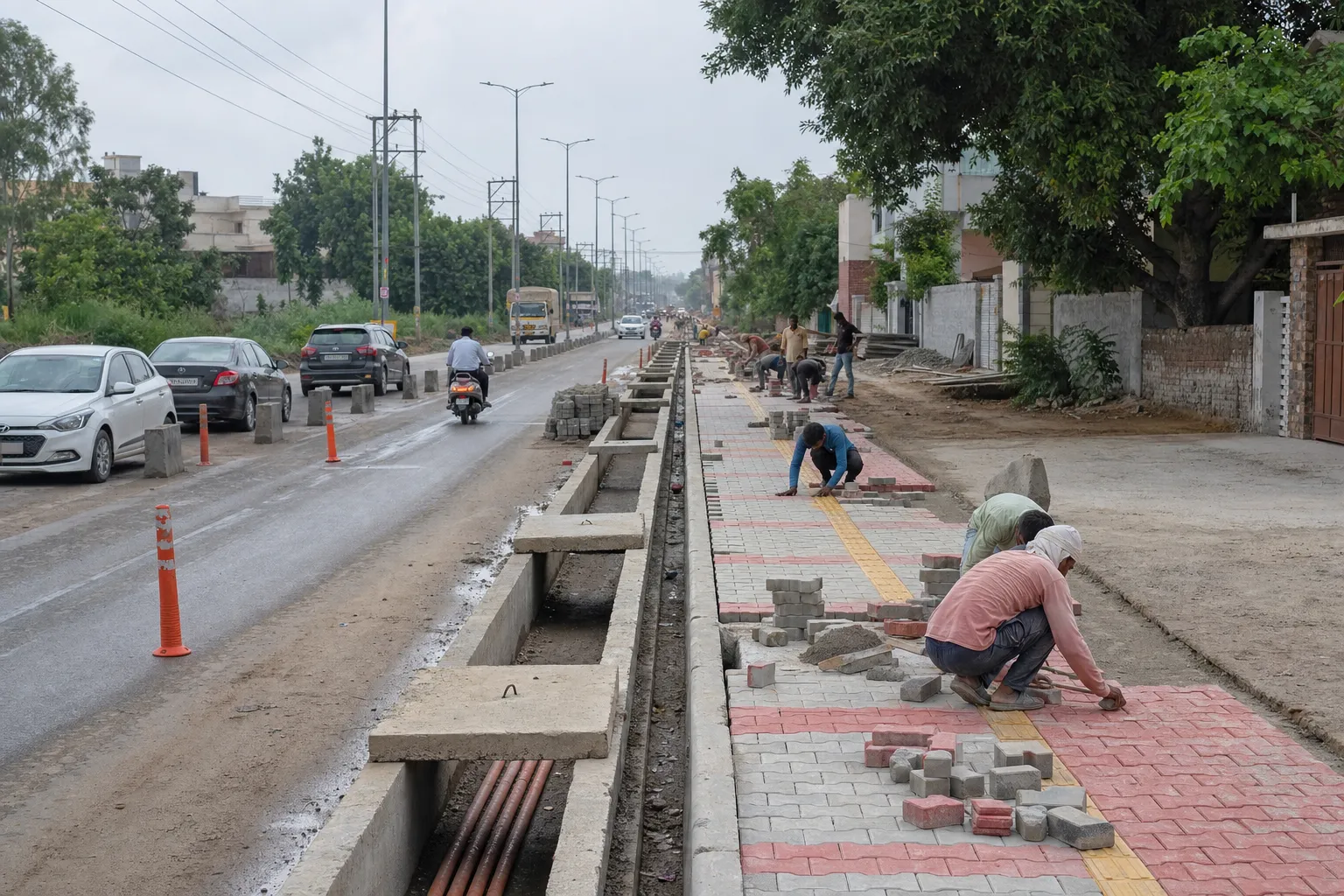 Rs 2.11 Crore Garhi-Harsaru Road Upgrade Begins