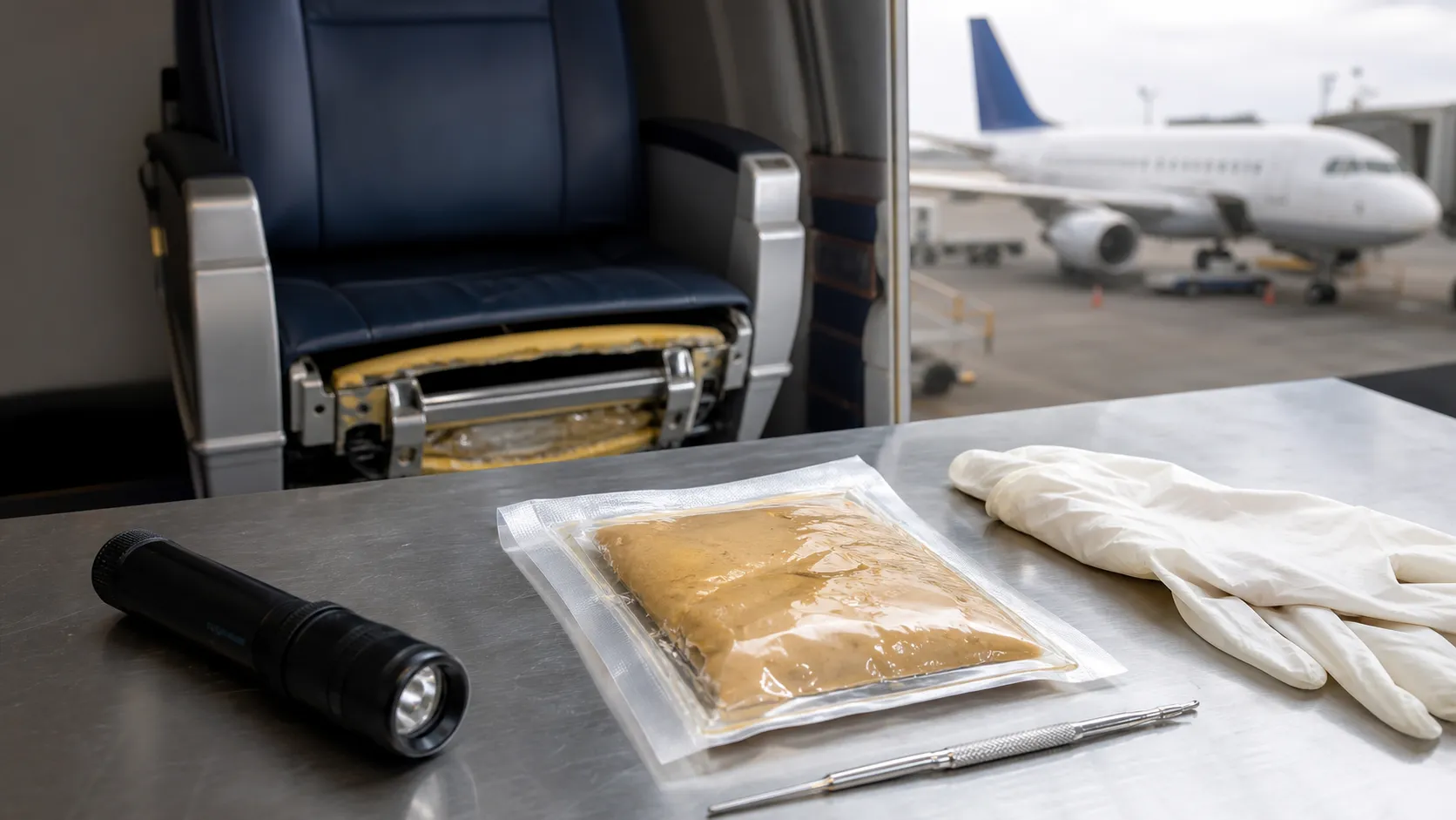 DRI Finds ₹70-Lakh Gold Paste Under Seat on Varanasi-Bound Flight