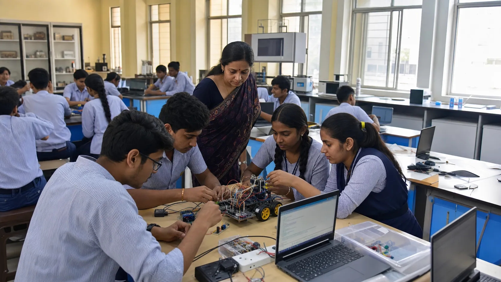 Varanasi's Queens' College Opens UP's First School AI and Robotics Lab