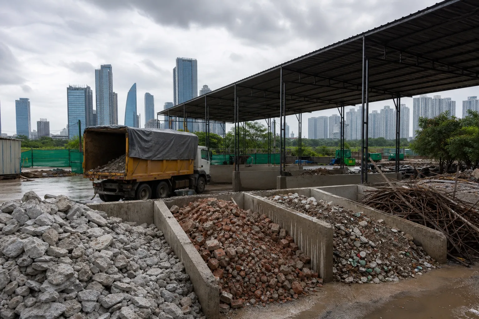 Gurugram Missing 16 of 20 Planned C&D Waste Collection Centres