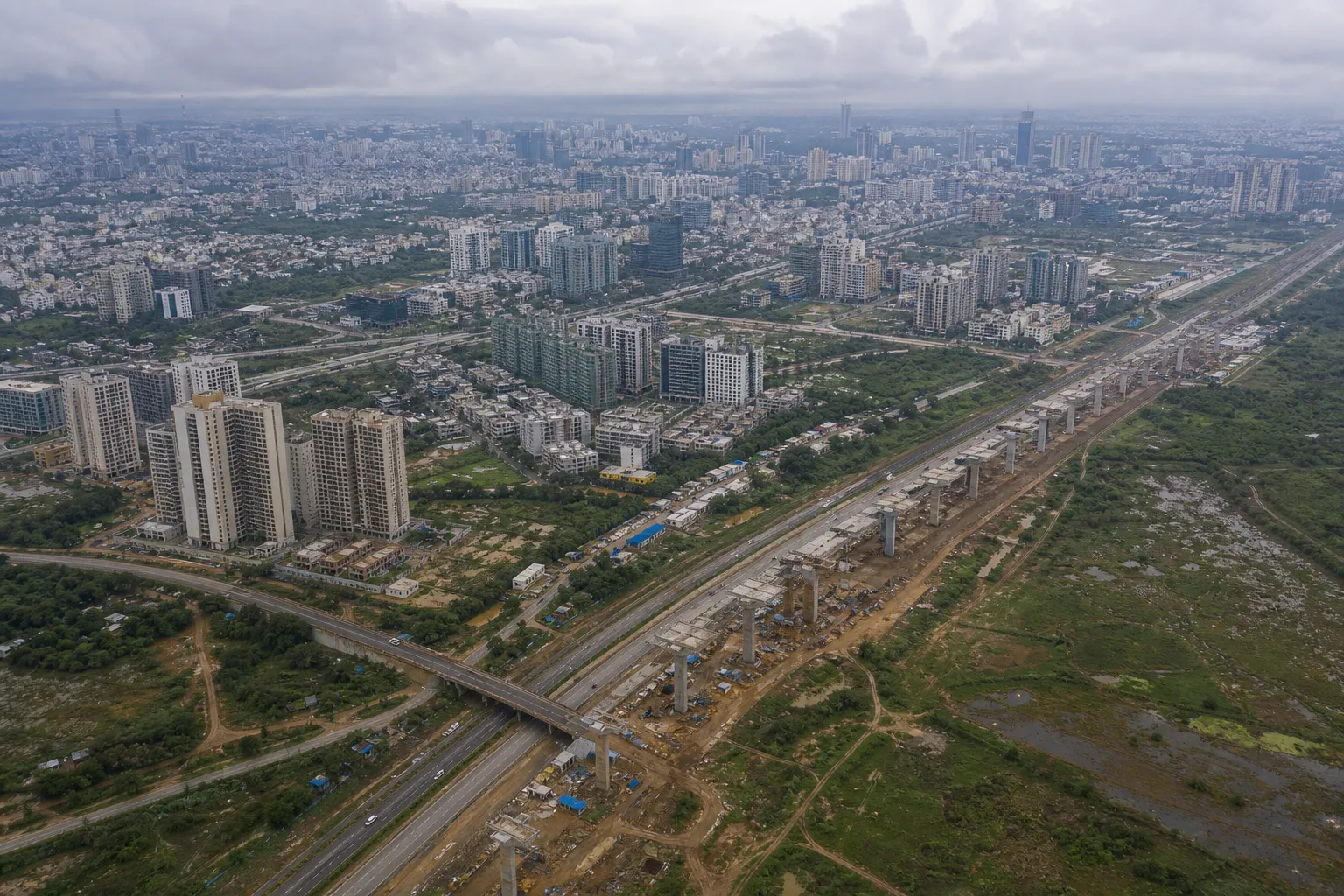 Gurugram's Built-Up Footprint Expands 64% in a Decade