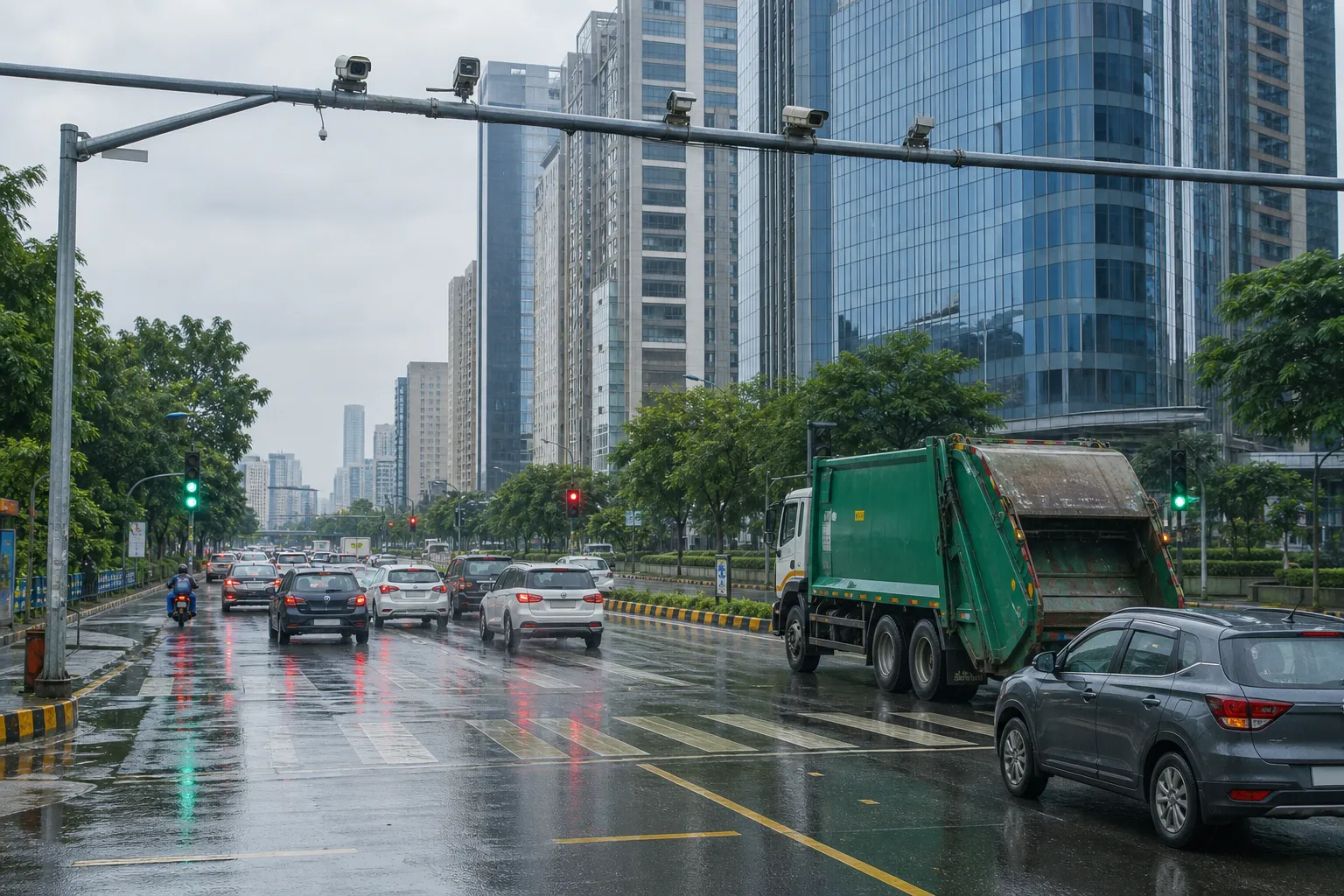 Gurugram Plans AI Cameras for Lane and No-Entry Violations