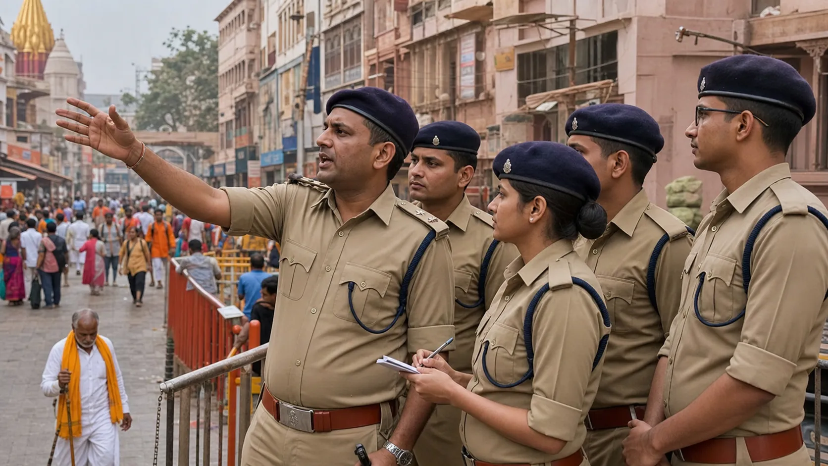 Trainee IPS Officers Study Varanasi’s Crowd, Temple and Riverfront Policing