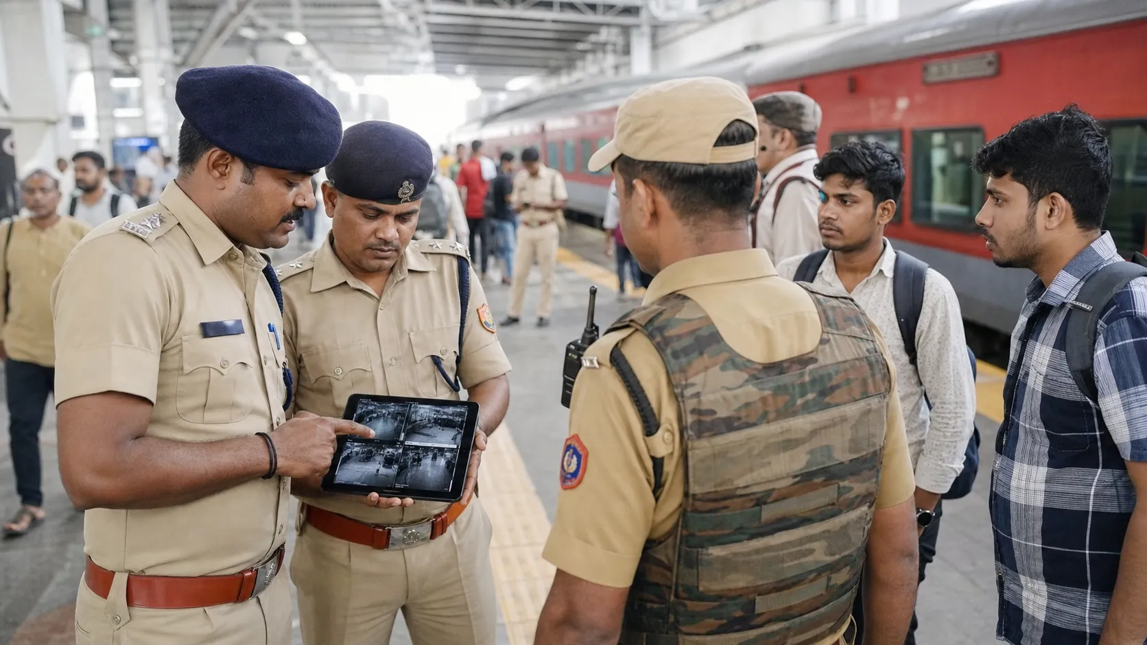 Three Arrested at Banaras Station; Eight Phones and BHU Bike Recovered