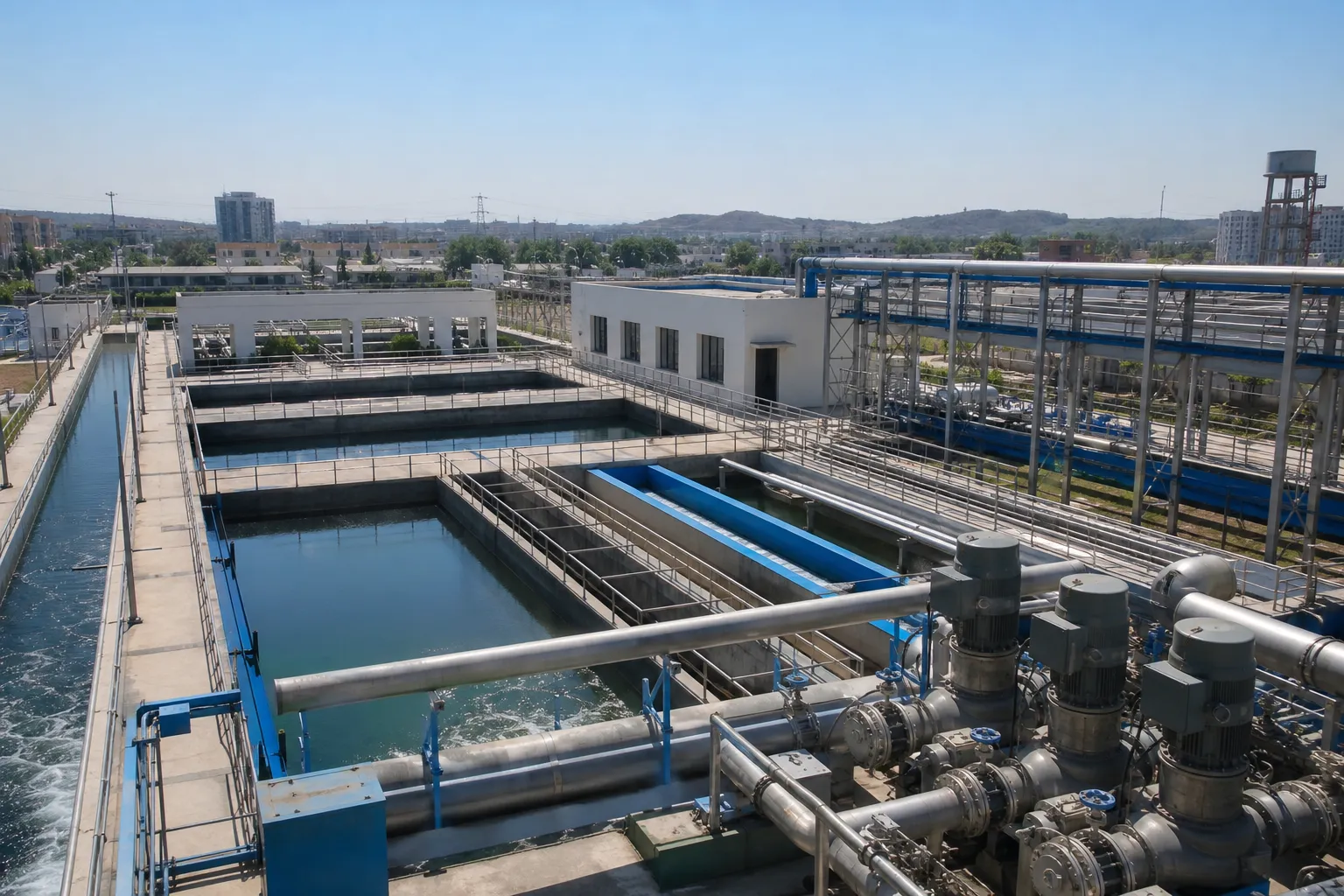 Testing Begins on New 100-MLD Unit at Chandu Budhera Water Plant