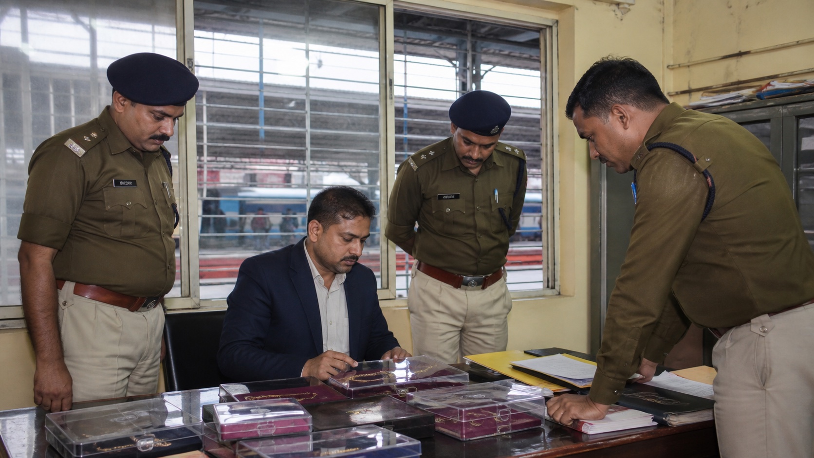 Two Detained at Varanasi Cantt With Jewellery Valued at ₹1.95 Crore