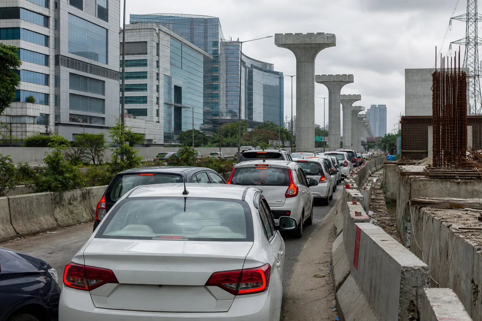 Shankar Chowk Service-Road Upgrade Paused as Gurugram Awaits RRTS Coordination