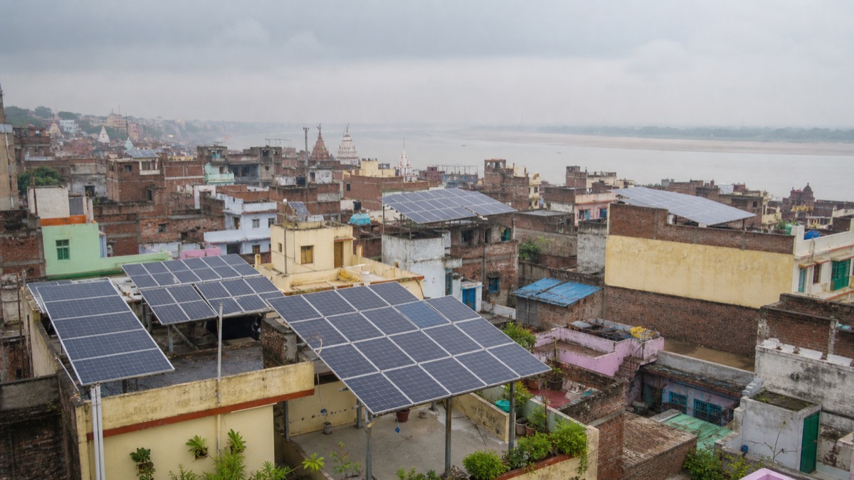 Varanasi’s Rooftop Solar Push Brings Zero Bills to 17,698 Households, Officials Say - illustrative editorial image