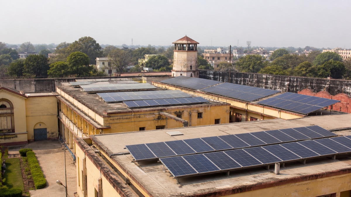 330-kW Solar Plant at Varanasi Central Jail Expected to Halve Power Bill - illustrative editorial image