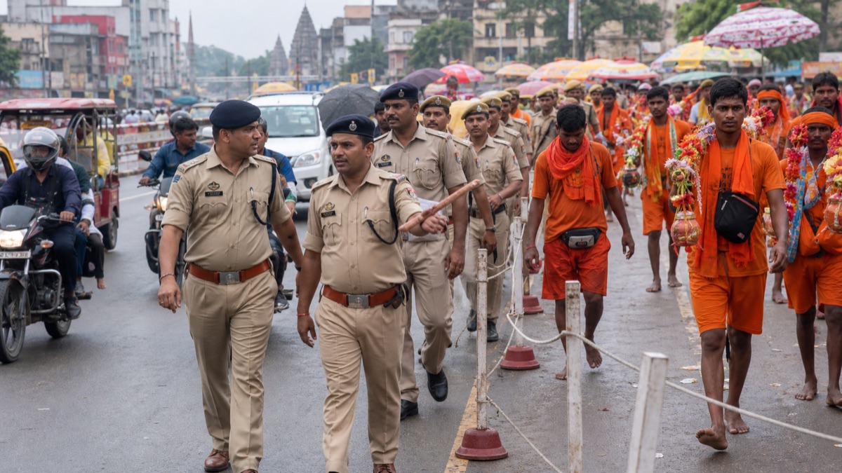 Varuna Zone Steps Up Foot Patrols and Vehicle Checks Ahead of Shravan Crowds