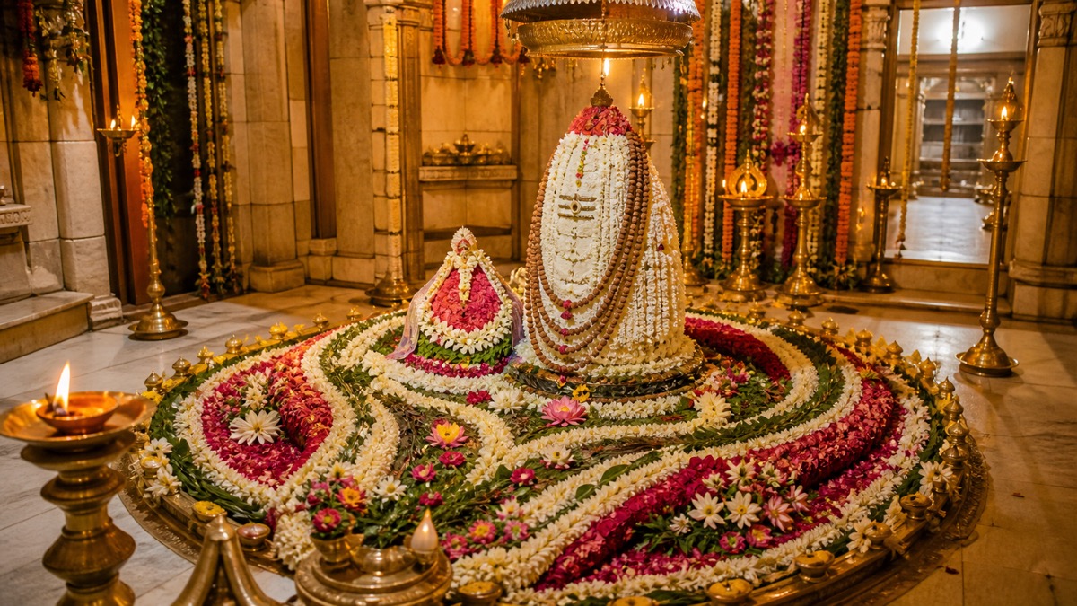 Kashi Vishwanath Marks Second Sawan Monday With Gauri-Shankar Shringar