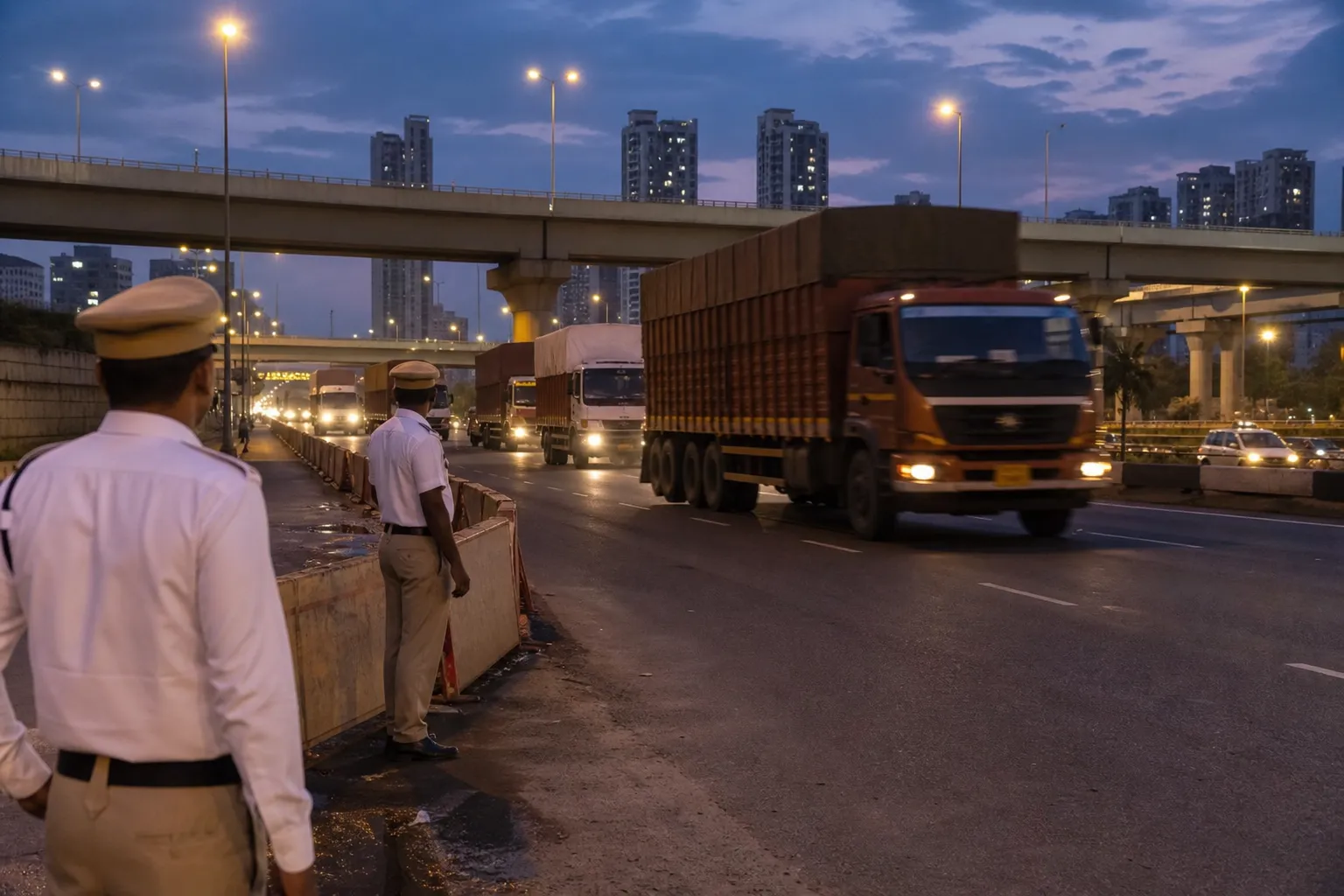 Delhi-Bound Heavy Vehicles Face Two Gurugram Curbs Before Independence Day