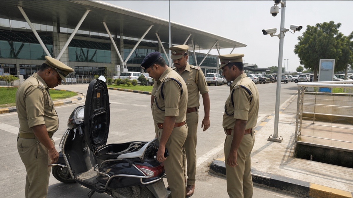 Cash and Documents Stolen From Two-Wheeler at Varanasi Airport Parking