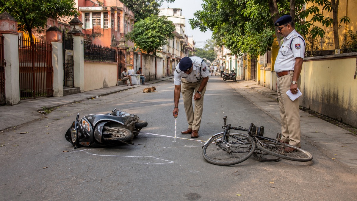 Retired Jal Nigam Employee Dies After Scooter Collision in Varanasi