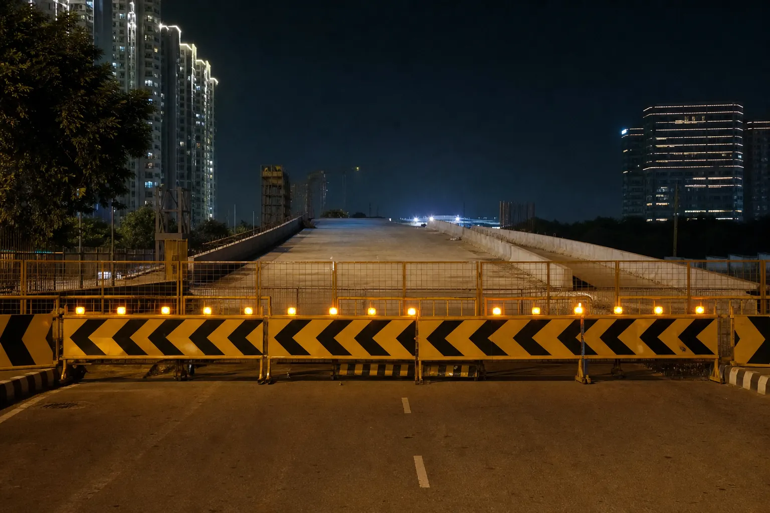 Fatal Crash on Incomplete Sector 88A Flyover Raises Barricading and Lighting Questions