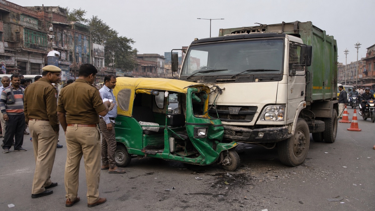 FIR After Municipal Garbage Truck Crash Leaves Varanasi Woman With Amputated Leg
