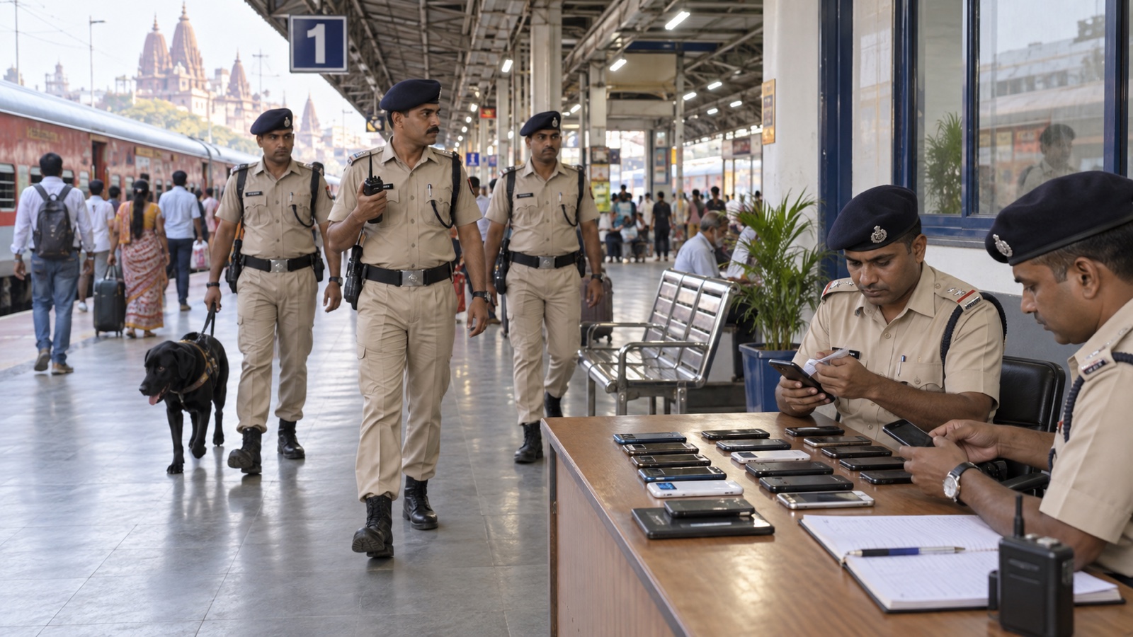 Joint Railway Team Arrests Two Suspected Mobile Thieves at Varanasi Cantt
