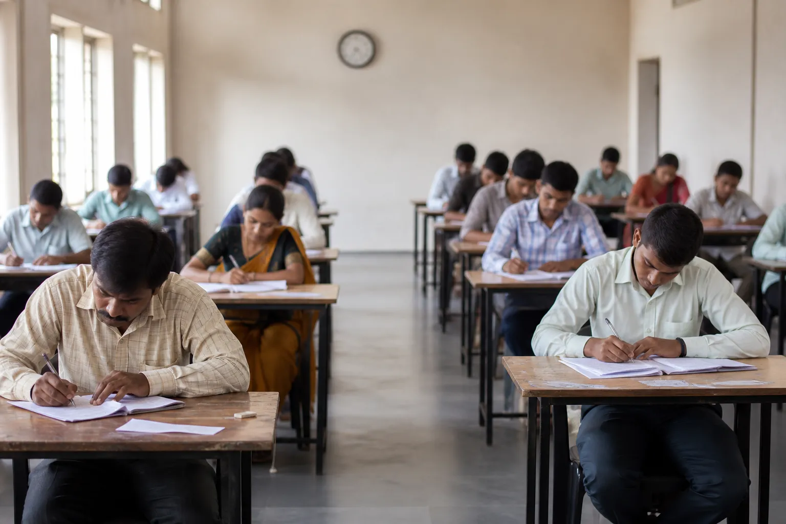 Chhattisgarh Open School Students Sit Science and Commerce Papers