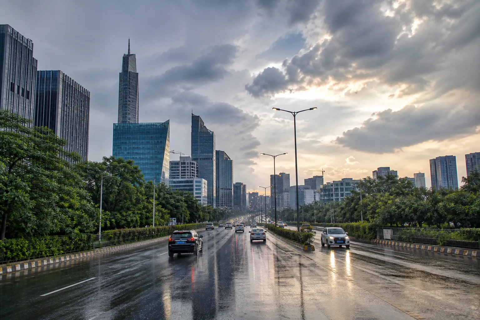 Gurugram Monsoon Slips to 1% Below Normal