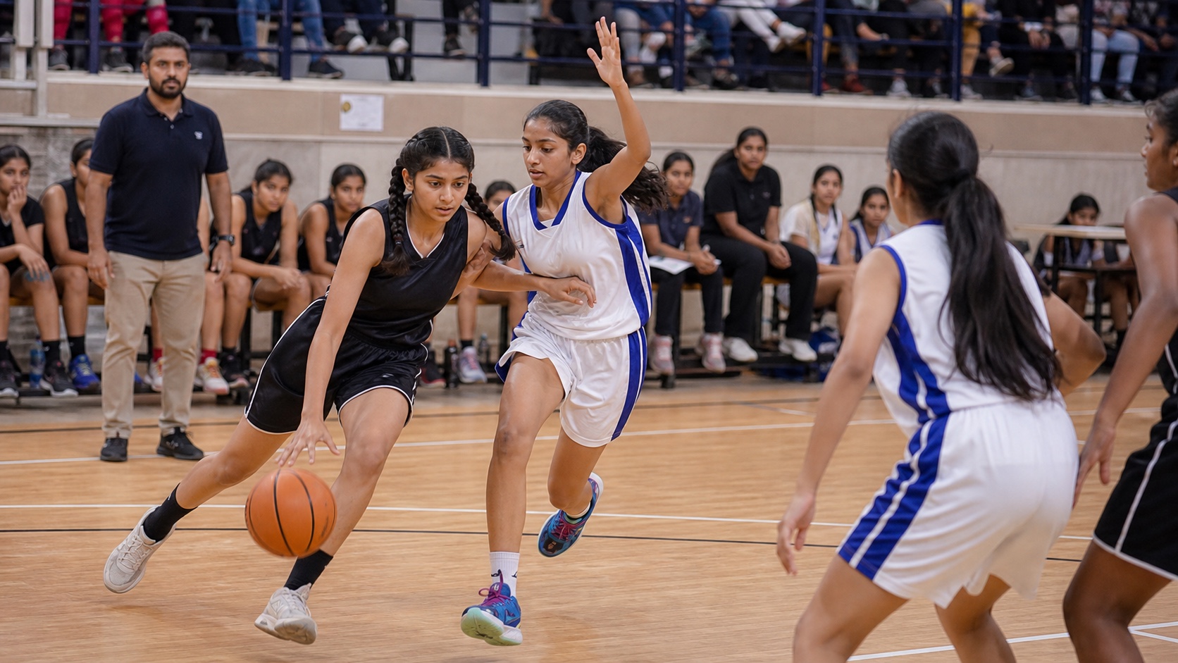 Chhattisgarh Girls Sweep All Three Age Titles at Banaras Basketball Meet