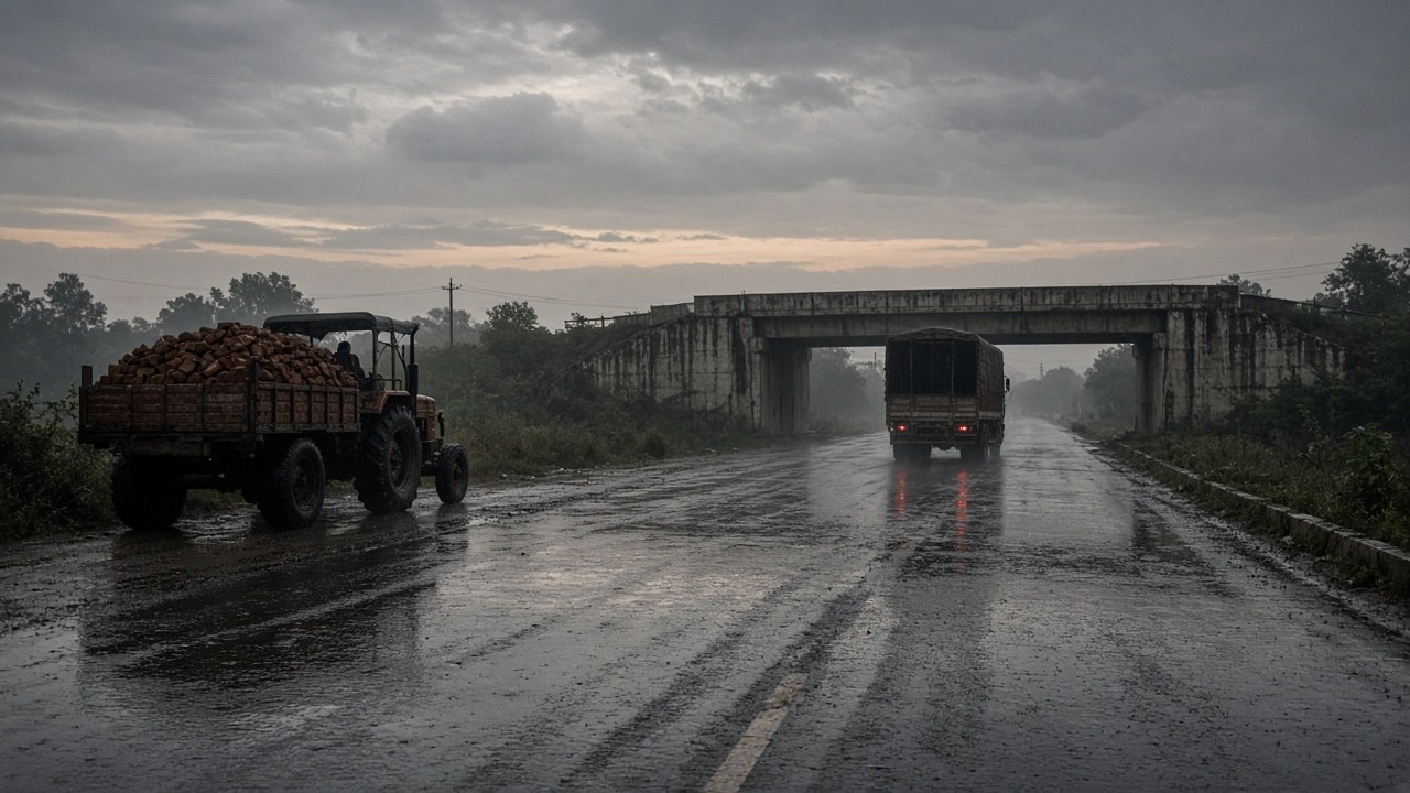 Two Crashes Kill Brick-Kiln Worker and Student; Both Fathers Hurt, Drivers Flee
