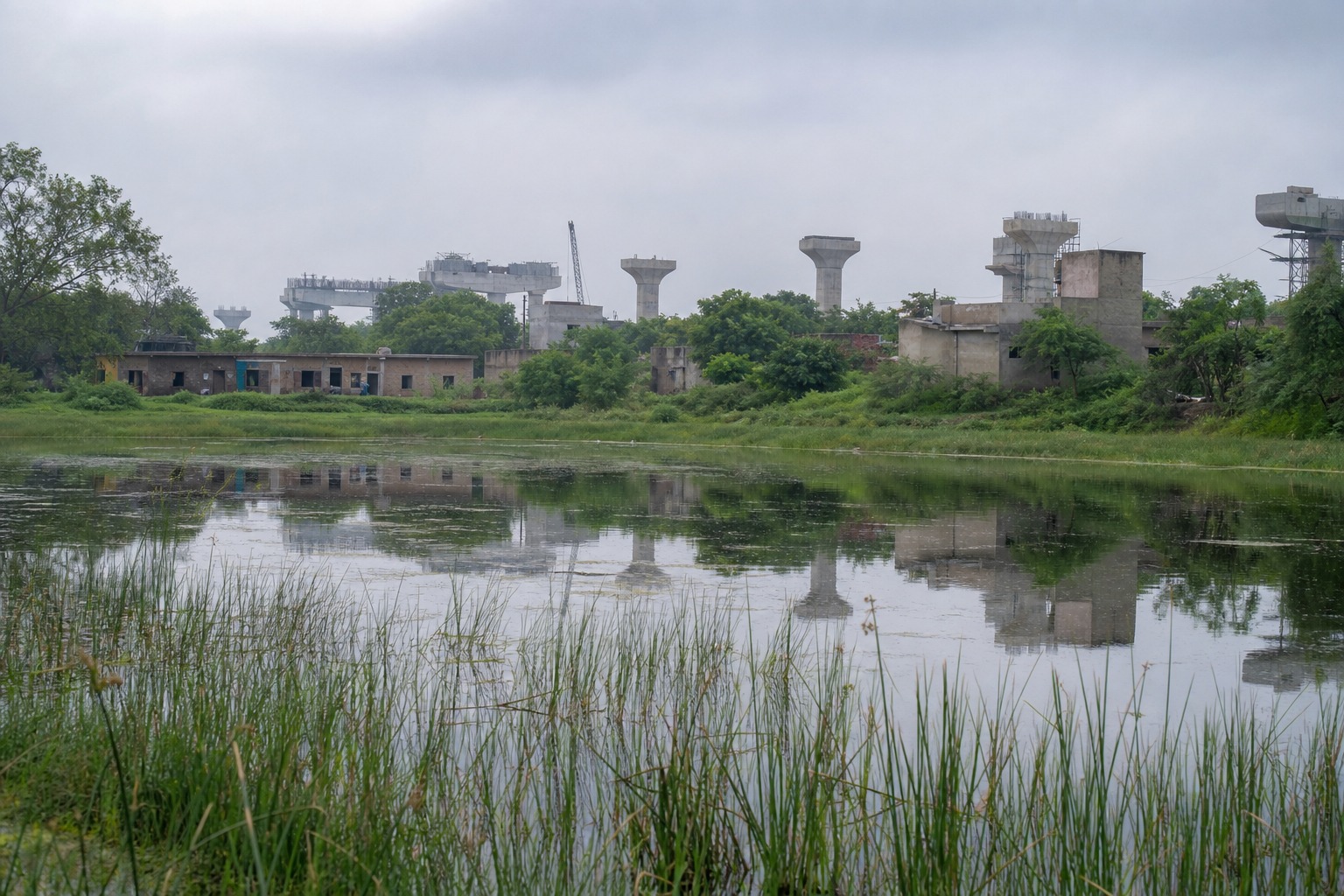 Three Metro Piers Planned at Edge of Basai Pond, GMRL Tells RTI