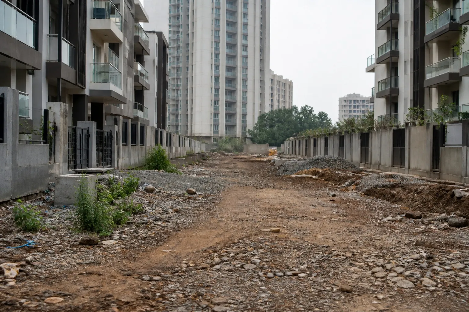 Sector 102 Families Seek Completion of Three 24-Metre Roads
